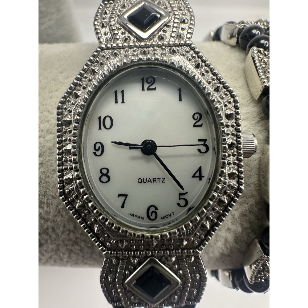 Avon F30875 Ladies MOP Watch New‎ Battery With Bracelet 23MM 7.5" J25